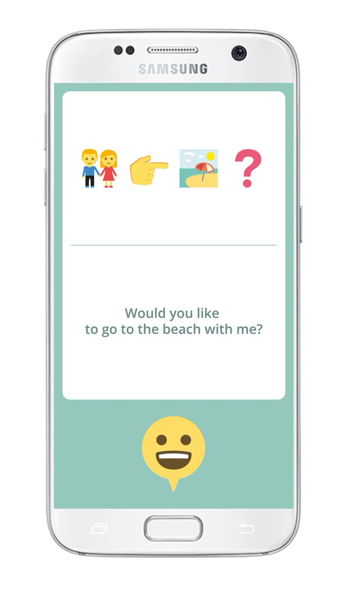gmariggio's tweet photo. #Samsung #Wemogee la prima app per tornare a comunicare grazie alle immagini disponibile per dispositivi Android e iOS via @SamsungItalia https://t.co/X8a3UbxPJw