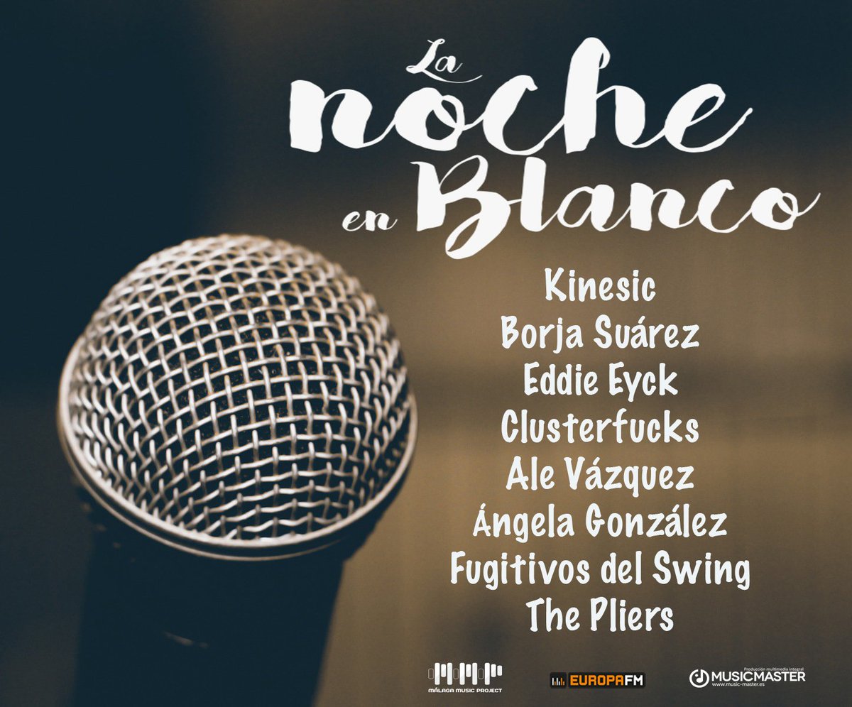 mlgmusicproject's tweet photo. Os presentamos a los artistas que participarán en 'Haz tu grabación realidad' durante la @NochenblancoMLG De 19 a 00 hrs. en Félix Sáenz https://t.co/PAHUv7Za3q