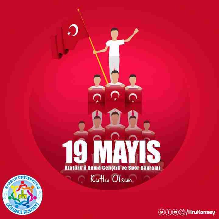 19 Mayıs Atatürk'ü Anma Gençlik ve Spor Bayramı Kutlu Olsun.