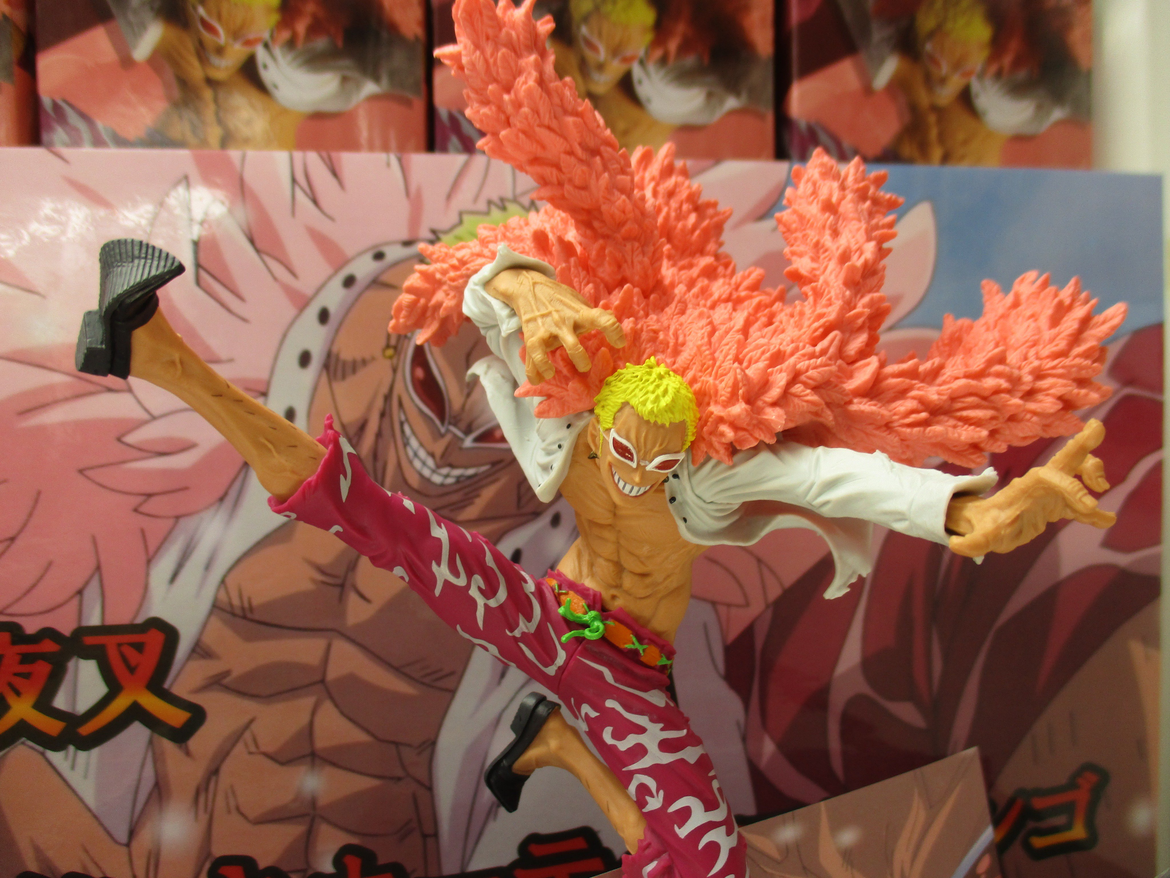 スーパーノバ仙台利府 ワンピース Scultures Big 造型王頂上決戦 Vol 1 ドンキホーテ ドフラミンゴ 全２種を入荷致しました マントのゴワゴワも精密に再現されています 勝者だけが正義 名言ですね ワンピース ドンキホーテ ド