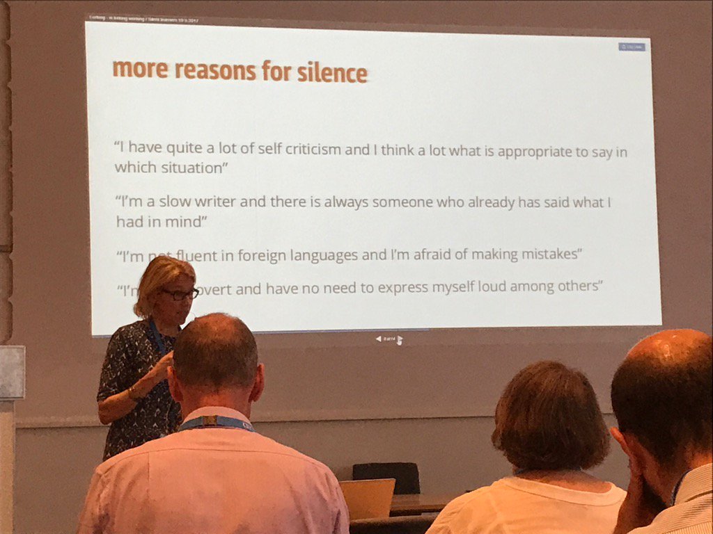 Elearnltd's tweet photo. Reasons for lurking at #eadl17 from Taru Kekkonen https://t.co/S9LuN4eCC9