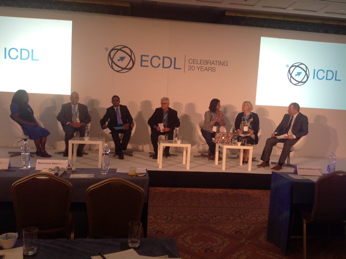 ViolaDondo's tweet photo. ATC representatives sharing their experiences in delivering the ICDL program #ECDLForum @compsocietyzim @danielpalmer1 https://t.co/Ydy6dB0a8S