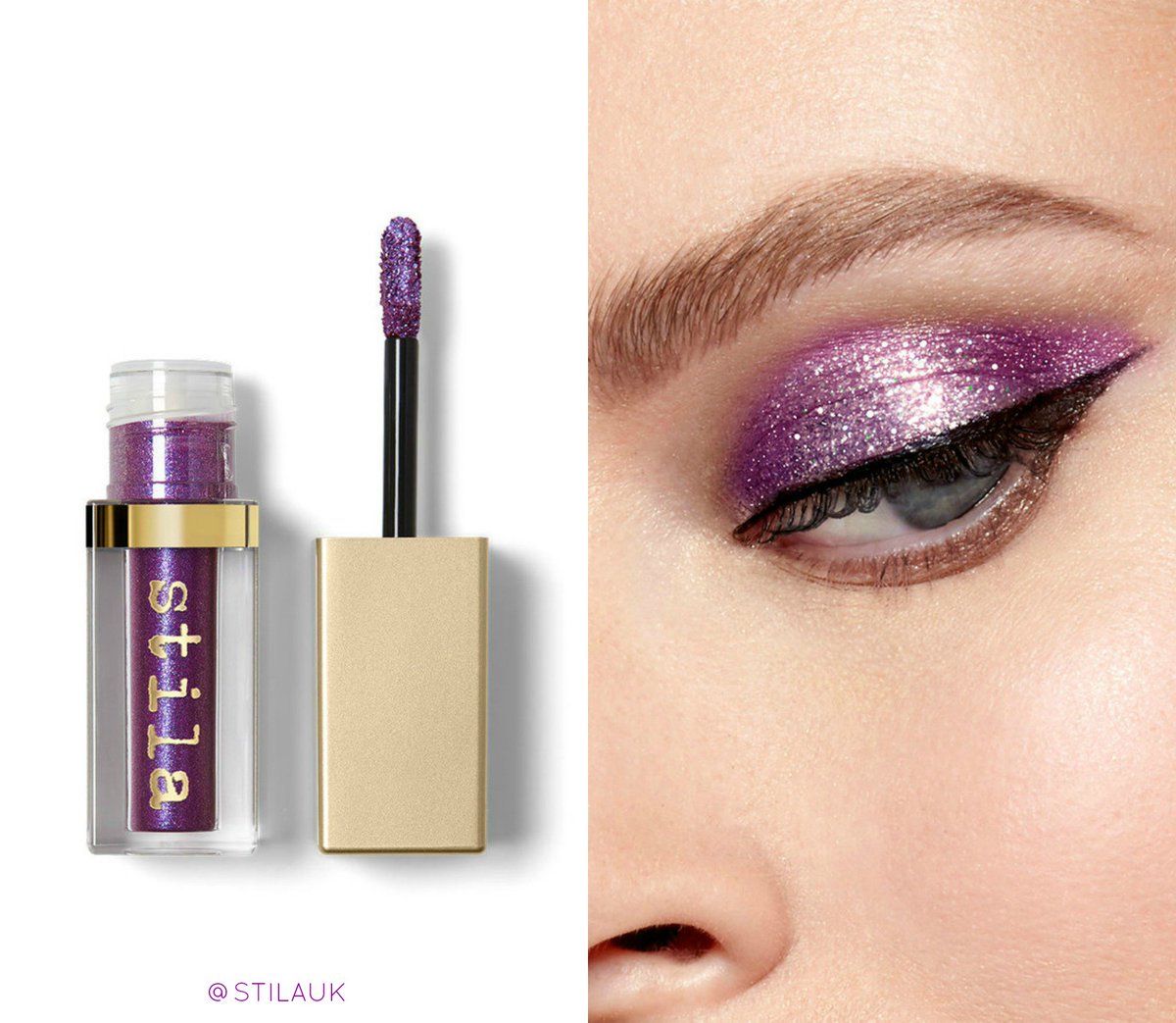 StilaUK's tweet photo. Follow &amp; RT to win our brand NEW Magnificent Metals Glitter &amp; Glow Liquid Eyeshadow in Violet Vixen! 💜👁️✨👌🏼  #FreebieFriday https://t.co/RYCAZcs8IE