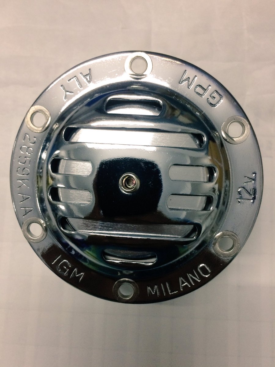 oradoexports's tweet photo. MILANO 12 VOLT AC HORN https://t.co/sZwrLa3GAS