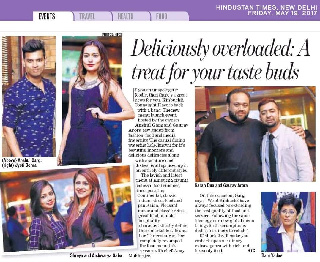 shreya_gaba's tweet photo. @htTweets This Morning😍
#Kinbuck2 #Relaunch 
@aishgaba7 @dilsefoodie https://t.co/edYo2ZsF47