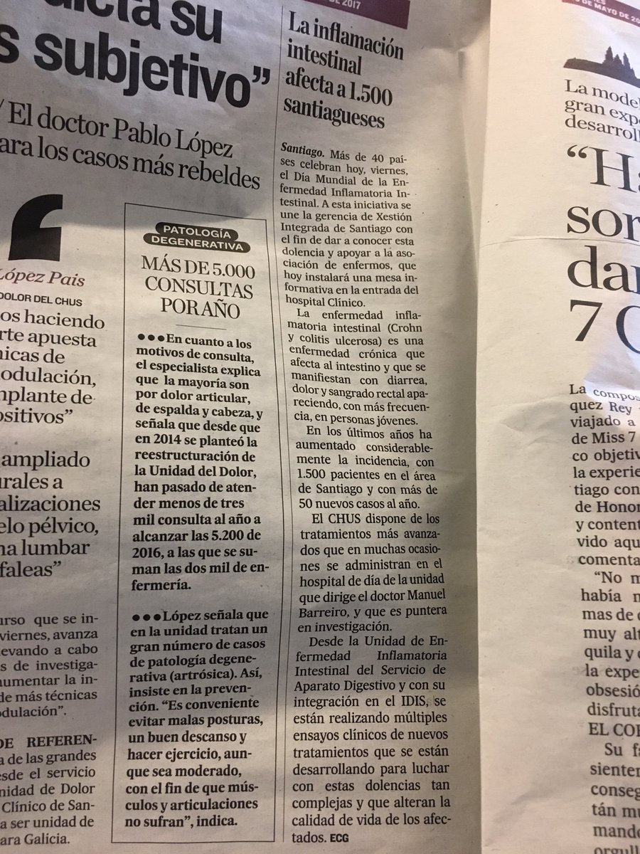 En el #CHUS #Santiago pacientes, médicos y gerencia recordando que hoy es el #diamundialEII <a href="/EstrellaLPardo2/">Estrella López-Pardo</a>