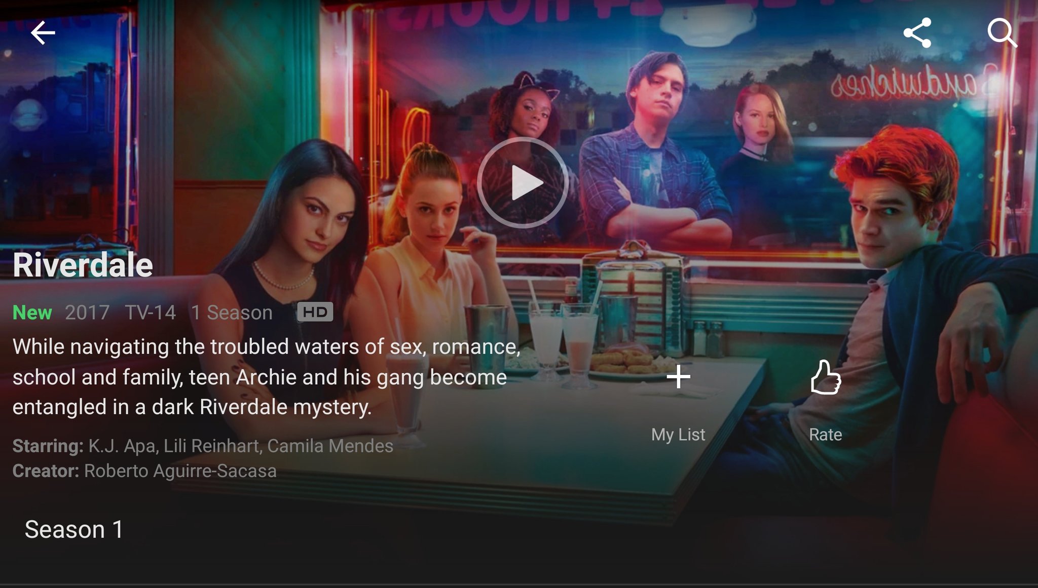 Riverdale streaming deals netflix