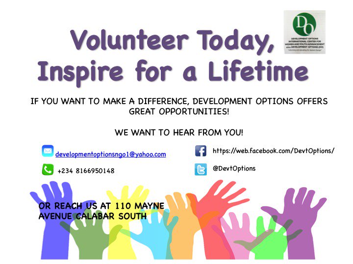 DevtOptions's tweet photo. #DevelopmentOptions promoting #volunteer culture Join us to work for inclusive communities for #women and #youth #maternalhealth matters https://t.co/09ETU6WjcJ