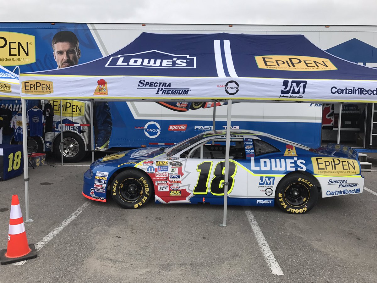 I am at the @Lowes_Canada of <a href="/oshawacity/">City of Oshawa</a> with <a href="/tagliani/">Alex Tagliani</a>