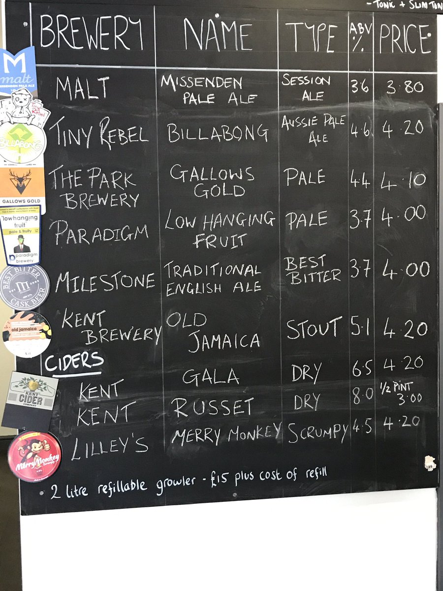 HopAndVineBar's tweet photo. @RuislipBeerFest plenty of real ale here too @tinyrebelbrewco @TheParkBrewery @ParadigmBrewery @MilestoneBrewi1 @kentbrewery @KentCiderCo https://t.co/FmTm7NqNdN