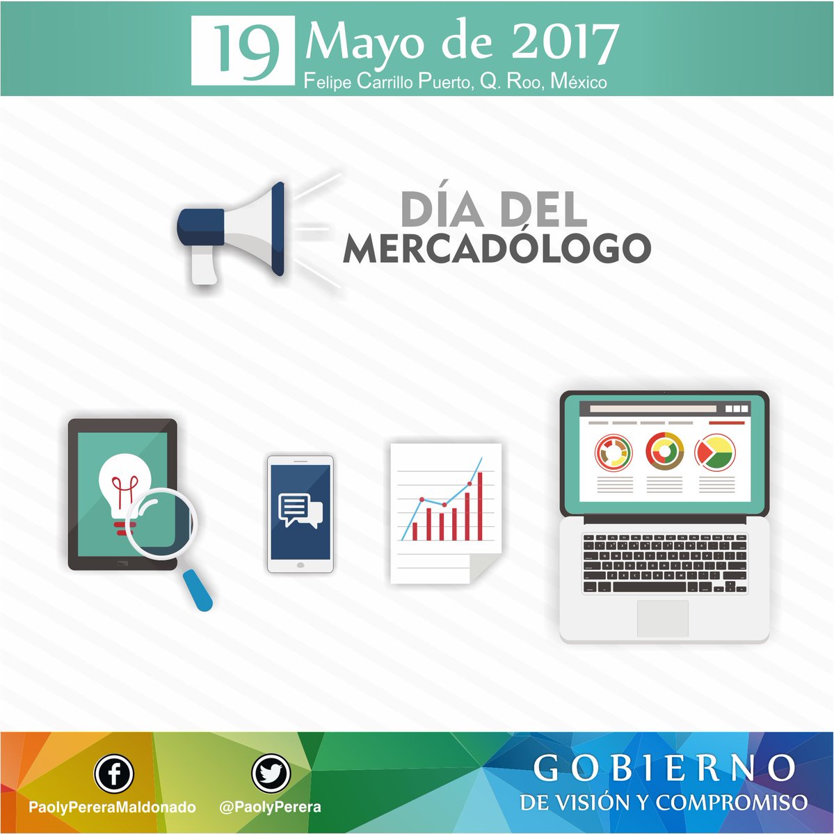 PaolyPerera's tweet photo. Feliz #DíaDelMercadólogo a todos aquellos que con propuestas innovadoras y campañas emocionantes brindan valor a las marcas. https://t.co/OIHIiVZEz1