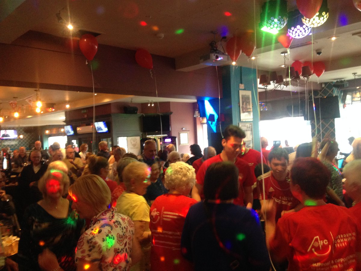 SGeogheganAS's tweet photo. Record turnout for Boogie in the Bar! @AFCCT @alzscot https://t.co/3YqdZBOlug