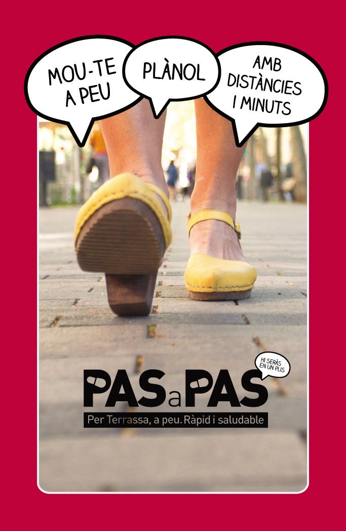 trsmobilitat's tweet photo. I tu? Et desplaces a peu?

PAS A PAS
Per #Terrassa, a peu. Ràpid i saludable

#pasapas #Reflexiona #CiutatCompacta

https://t.co/mgyLaFnpX0 https://t.co/UqGesEUOP9