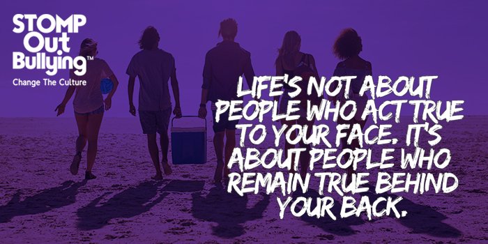 STOMPOutBullyng's tweet photo. A real friend has always got your back and will be there for you come https://t.co/LwEPyojksa