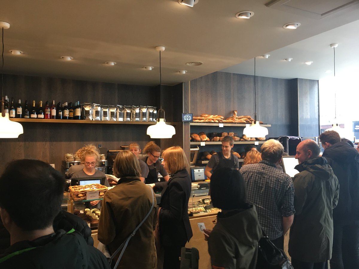 DunksBrain's tweet photo. @OleandSteenUK - congrats on another spectacular site; amazing staff, baked goods, coffee &amp; atmosphere! #dreamclient #Richmond #superbakers https://t.co/4yc2qarubp