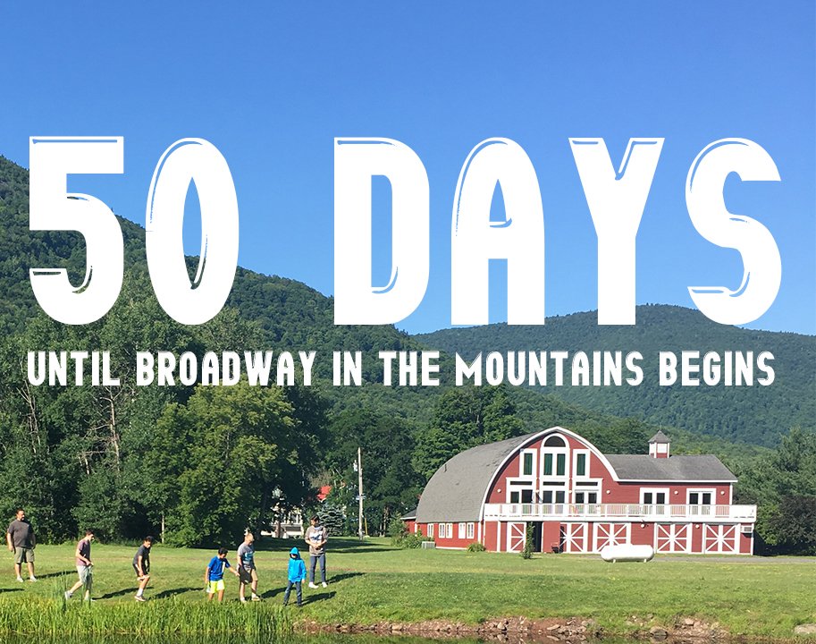 bwaymtns's tweet photo. The countdown begins! ✨ We only have a few openings left, register today: https://t.co/2OvQAEtlxC #NY #Broadway #SummerCamp #MusicalTheatre https://t.co/GJkRv55bvJ