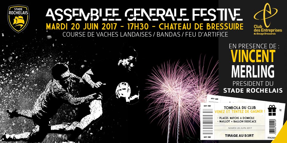 Club_Entreprise's tweet photo. VENEZ CLOTURER L'ANNEE AVEC UNE AMBIANCE AUX COULEURS DU STADE ROCHELAIS !

CONVIVIALITE ET FESTIVITE AU RENDEZ-VOUS ! 😉 https://t.co/FnFRX1W2JM