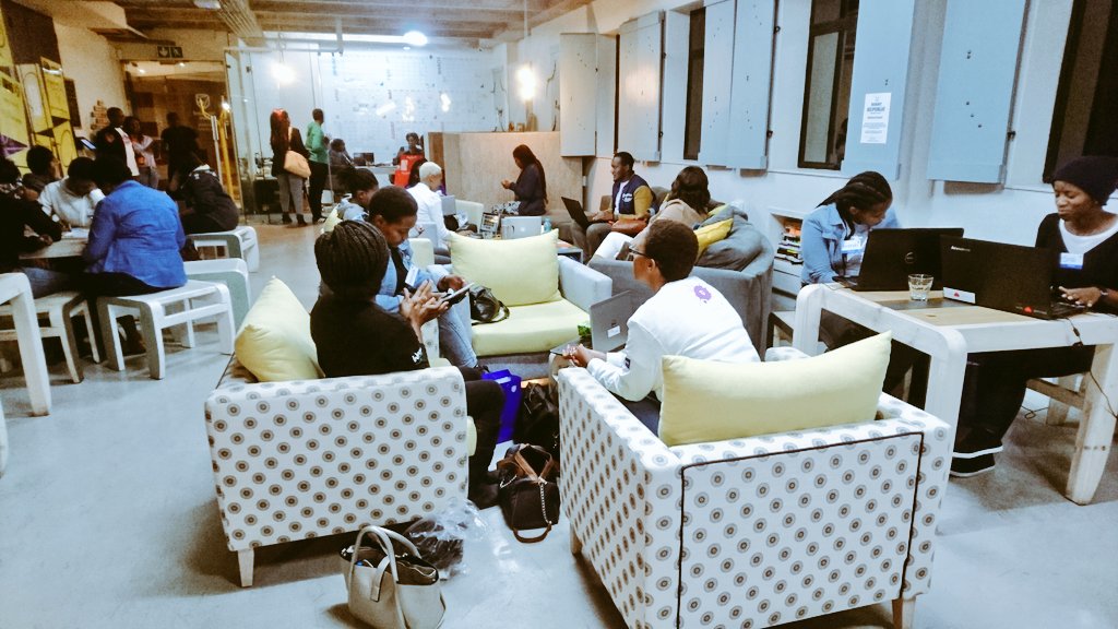 jayshnaidoo's tweet photo. Great to see so many wonderful new ladies here for the #SBHackathon.. With @Geekulcha https://t.co/DjZV6XvmyF