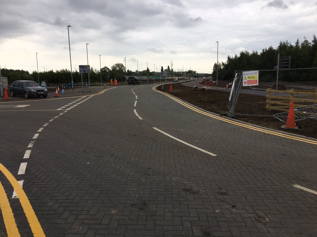 RTaylorUK's tweet photo. Cambridge North station being prepared for the first trains on Sunday. https://t.co/dSyQfROFKo