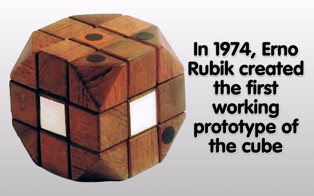 Https cube. Эрне рубик. Эрно рубик 1974. Эрно рубик первый кубик. Первый прототип кубика Рубика.