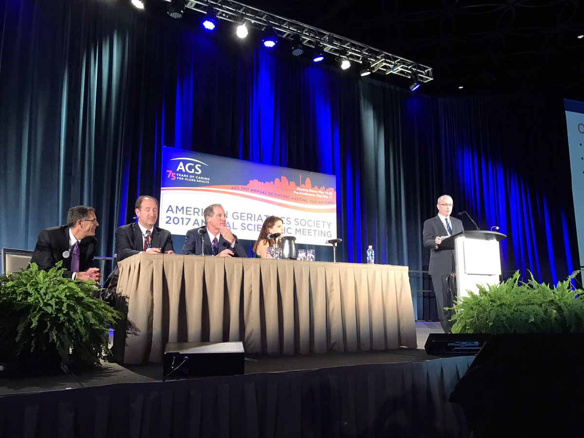 nlundebjerg's tweet photo. The @AmerGeriatrics #publicpolicy team takes the stage; our thanks to the many members who advocate on behalf of #olderadults #AGS17 https://t.co/XTlUNz8Ie6