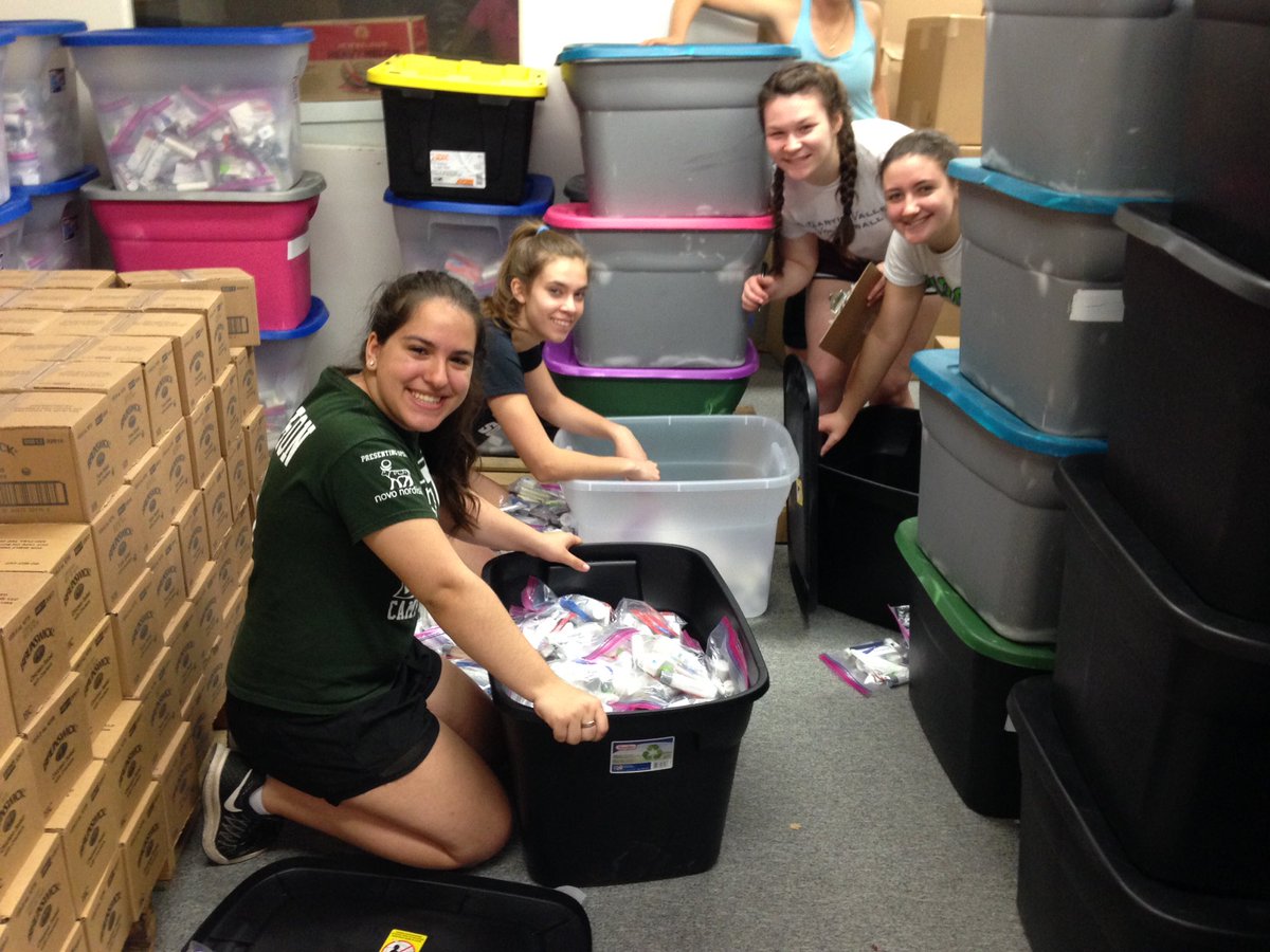 DragonPhysiX's tweet photo. Sorting toiletries  #MHSDOS #interactMHS  #DOS2017 #interact @NjRotary #BridgesOutreach https://t.co/1oOTXBrQrX