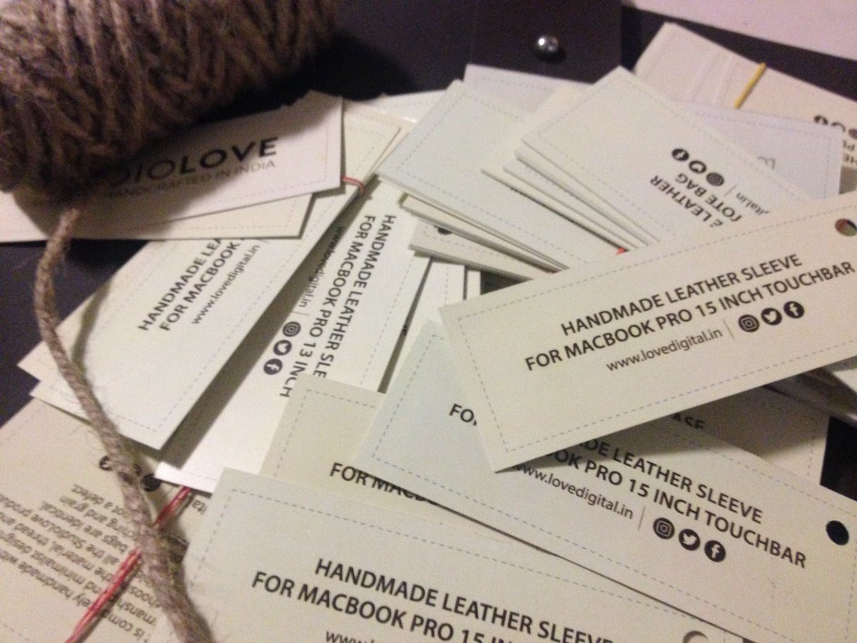 StudioloveIn's tweet photo. Tags all set to go with the products #StudioLove #BrandInMaking https://t.co/ngBBZFujRD