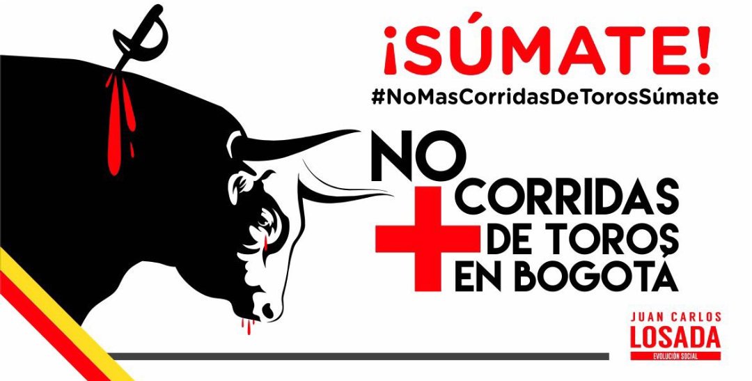 JuanKarloslos's tweet photo. #NoMásCorridasDeTorosSúmate ¿Quién se suma a la campaña para terminar con las corridas de toros en la ciudad? https://t.co/t8L2OcI4Xr