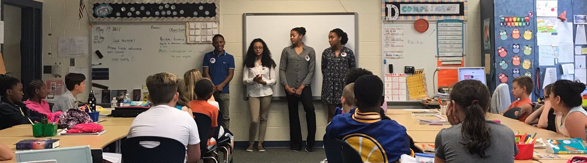 stcharlesnhs's tweet photo. NHS Members take the time to talk to TC Martin students about college and career readiness at their career day https://t.co/f2YxCXgZia