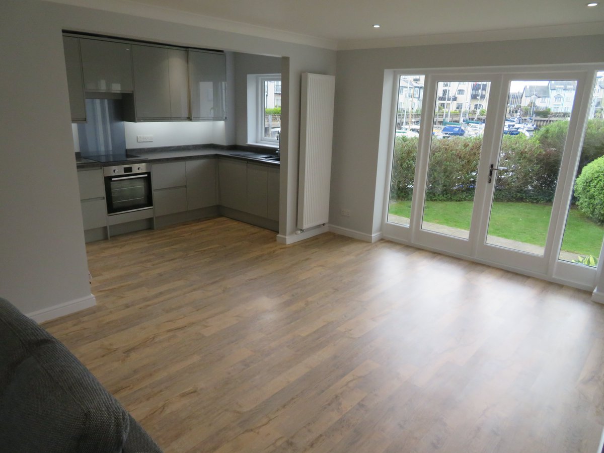 Big job completed today at #PortPendennis #Falmouth featuring #Karndean, #Smartchoice #Carpets, subfloor works remedied using #FBall 1200pro