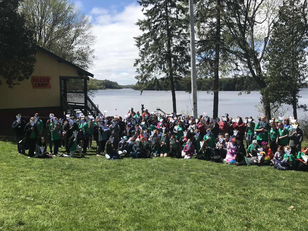 TLDSB's tweet photo. Great group of kids here for #EmbraceYourInnerUnicorn. Over 100 TLDSB students participating. https://t.co/8EcLF9LIuj