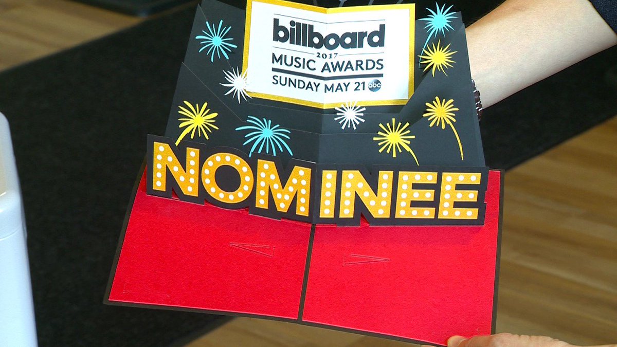 CoachEmilyR's tweet photo. Check out the unique cards given to winners at tonight's @BBMAs. Boston-based @lovepop made them! The story at 11 #wcvb https://t.co/FsquYYz7ap