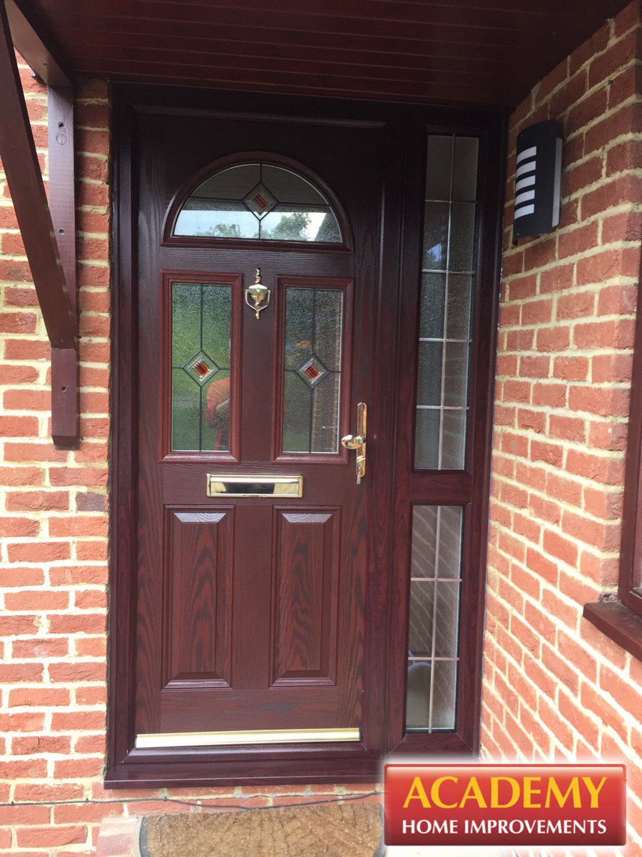 YourAcademyHome's tweet photo. Another great job! Dark wood Composite door with matching side panel. Superb!https://t.co/Vzfe2YfSxJ 0800 328 6698 https://t.co/4B0xMVPEyq
