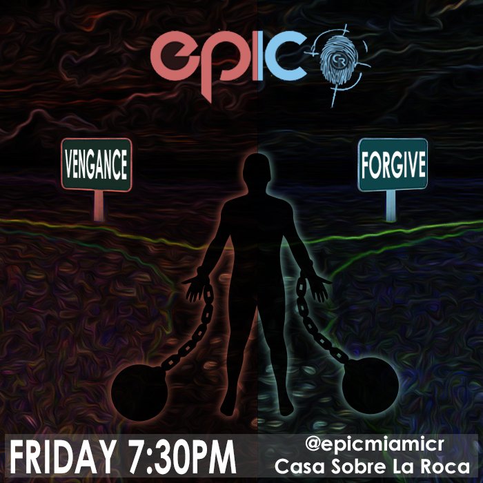 Venganza o Perdon? Choose a Way!
Hoy 7:30pm <a href="/epicmiamicr/">EPIC Miami</a> las 7:30pm en <a href="/casarocamiami/">Casa Roca Miami</a>
#youngadults #estudiantes #Dios #Bible #God #epicnight