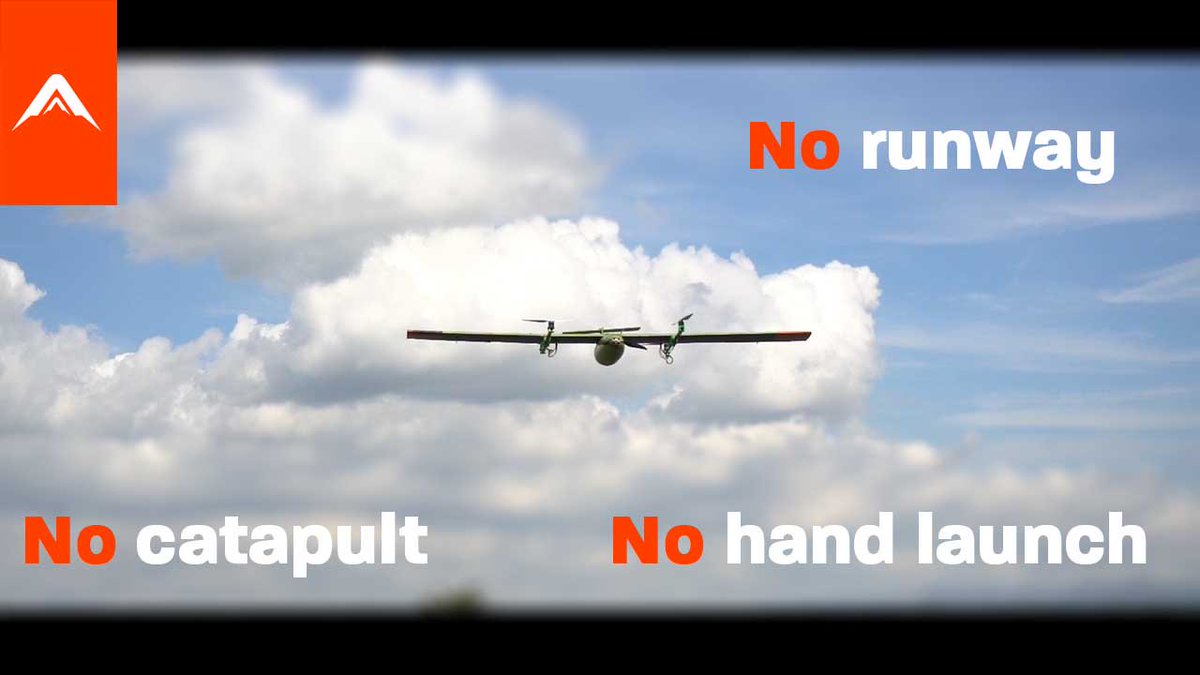 RaptorUAS's tweet photo. NO #Fakenews NO #catapult NO #runway NO #handlaunch . This VTOL UAV is bee's knees #technews #tech https://t.co/xDk3JsNxzc https://t.co/niGE6R0Wlg