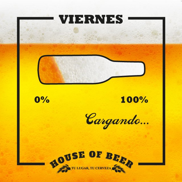 HouseOfBeer_'s tweet photo. Ya estamos cargando las energias para el viernes y disfrutar de las mejores cervezas del Club HOB. #ClubHOB #Cerveza #HouseOfBeer https://t.co/qttkqSiRsB