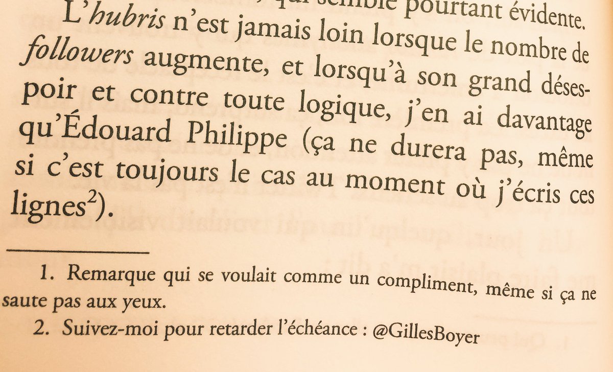 Écriture prophétique :-) merci @GillesBoyer #rasecampagne @EPhilippePM #followers #twitter #france