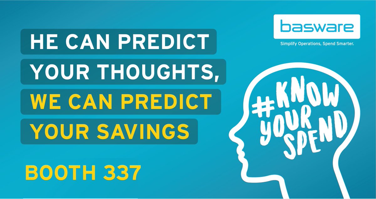 basware's tweet photo. Hey #ISM2017 attendees...@MarkTolandLive knows your spend...but do you? Come to booth #337 to see if you really #knowyourspend https://t.co/9CMLtEpvbu