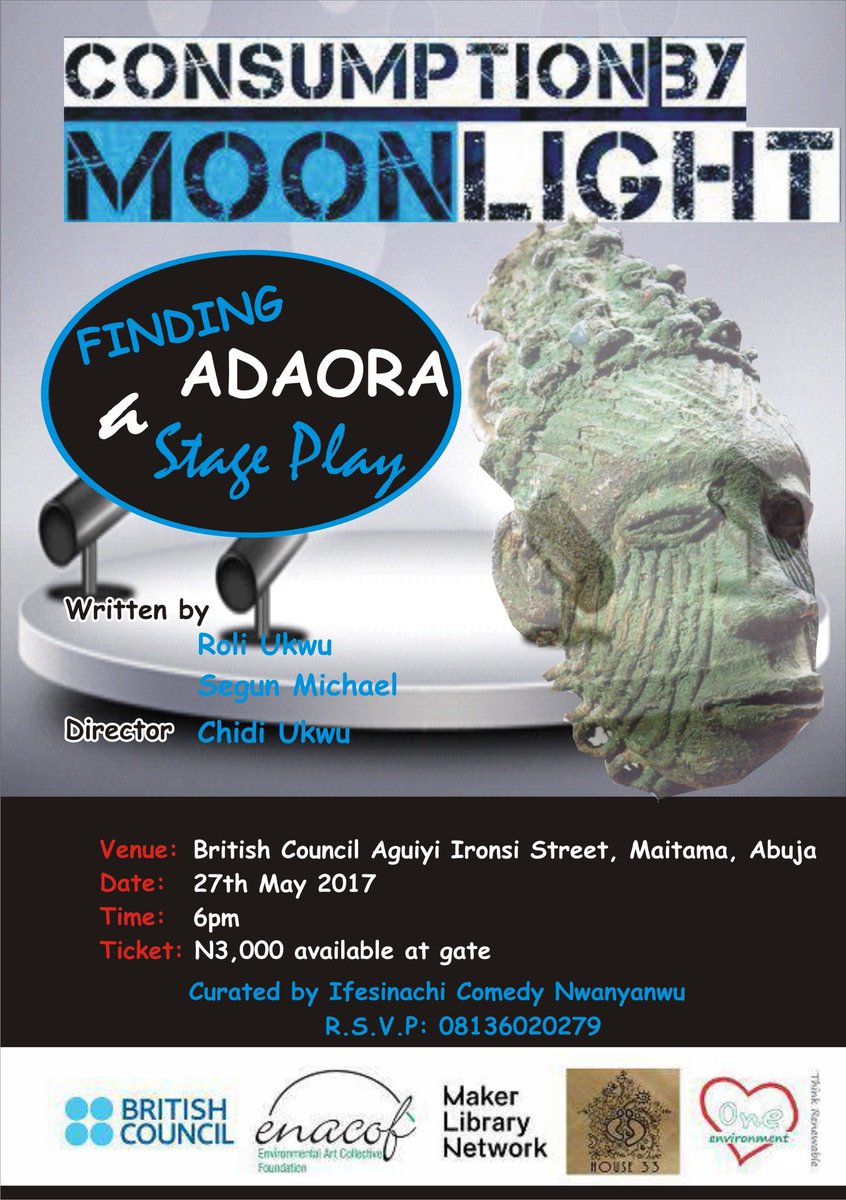 OluchiIwuoha's tweet photo. Consumption by Moonlight - May Edition. Be there....... https://t.co/aWaCIk4hS5