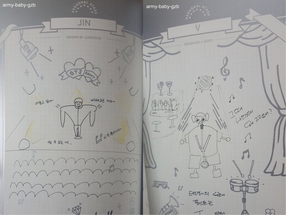 blueguenny's tweet photo. THESE BTS'S DRAWING EACH OTHER SHOULD BE PROTECTED LIKE A HERITAGE AND BE PUT INTO MUSEUM BC THEY R SO PRECIOUS
I vote @BTS_twt 
#BTSBBMAs https://t.co/gaHk5kw3Zv