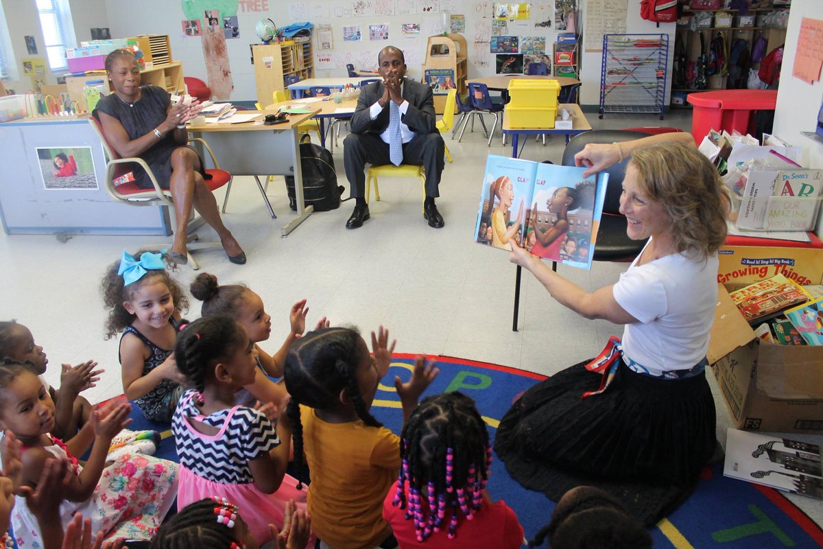 NatlHeadStart's tweet photo. @MassGovernor Thanks to First Lady Lauren Baker for visiting the @TheDimockCenter and celebrating Head Start's birthday! #HeadStart52 https://t.co/2tgG8iuZ0V