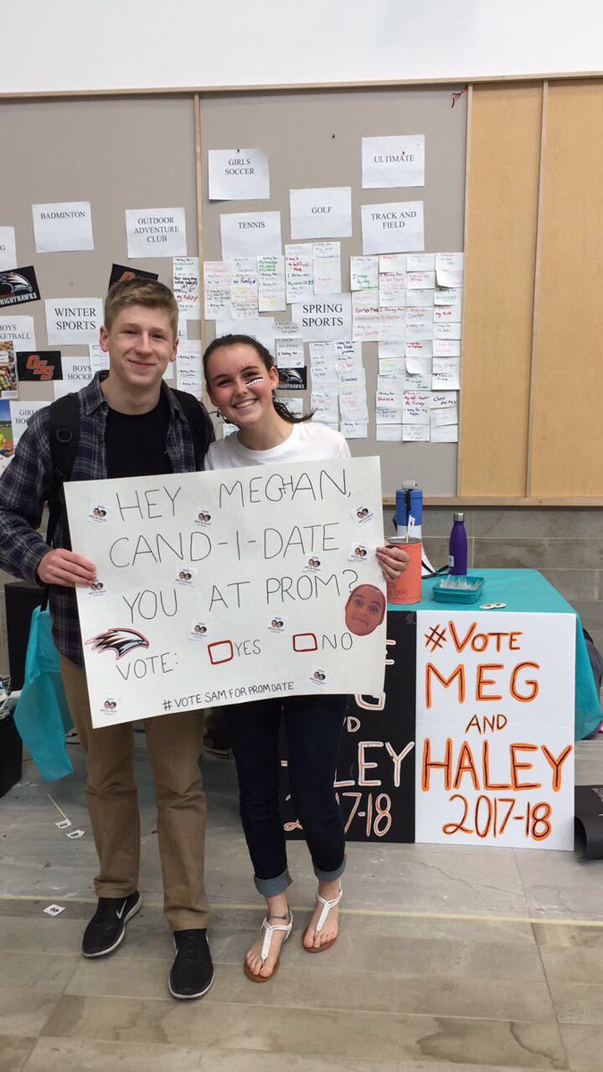 #VOTEMEGANDHALEY #votesamforpromdate