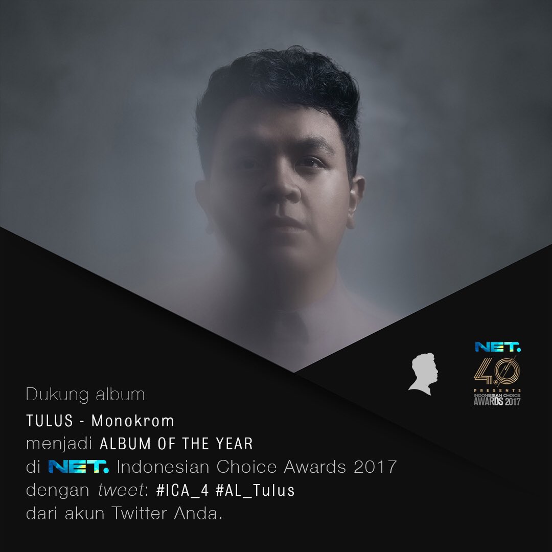 musiktulus's tweet photo. Mari dukung #AlbumMonokromTULUS untuk menjadi "Album Terbaik" di Indonesian Choice Awards 2017.

#ICA_4 #AL_TULUS https://t.co/RzIROeeL9w