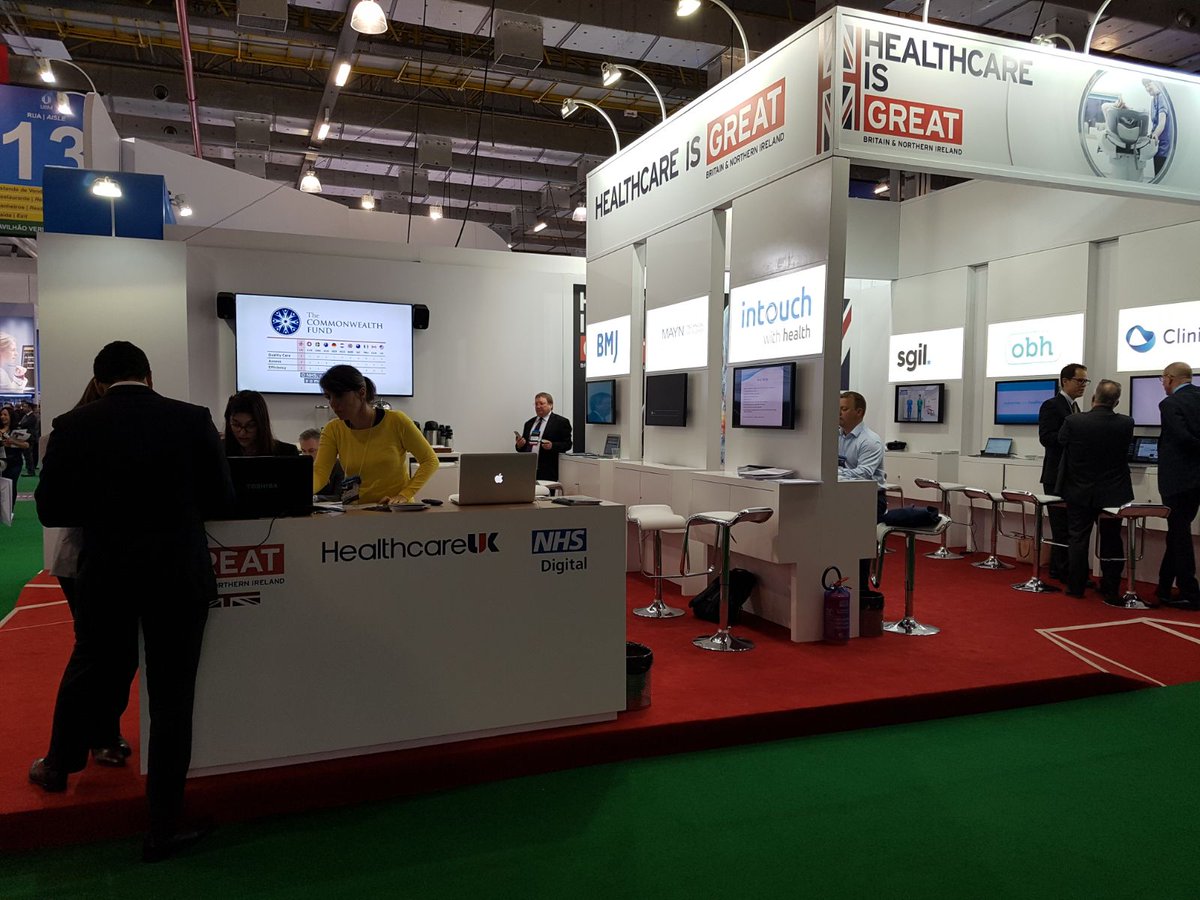 OBH_UK's tweet photo. OBH Outcomes Platform at #hospitalar2017 in Brazil this week #healthcareuk @NHSAccelerator #healthtech @Beverley_Bryant https://t.co/u8j4p7nkfm
