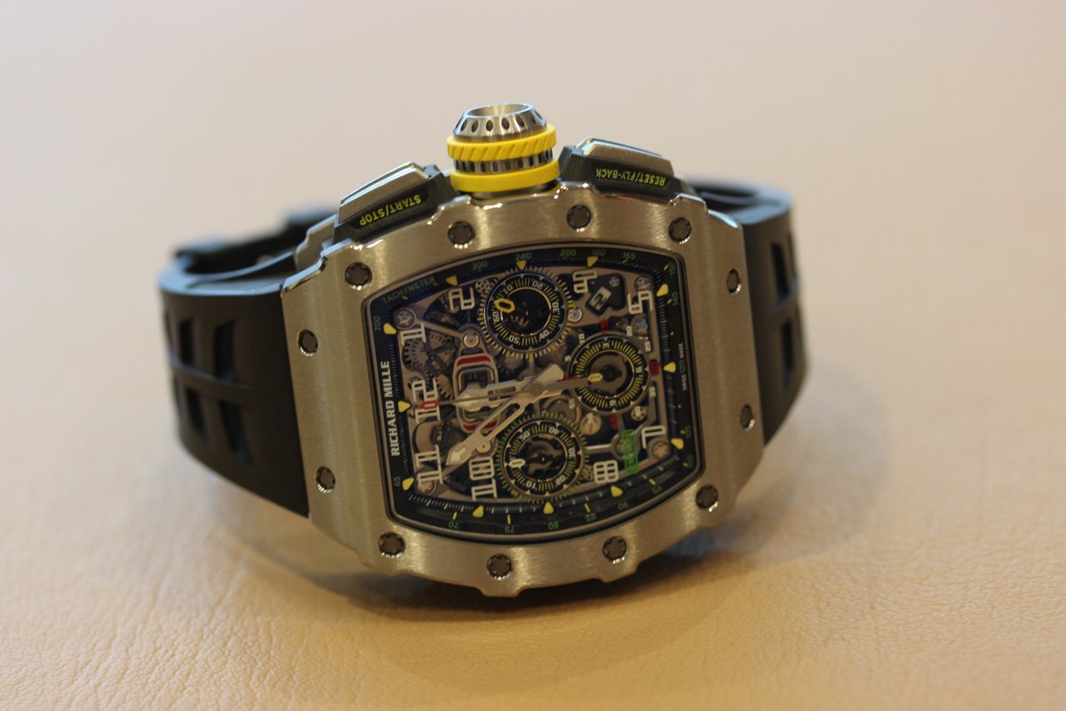_TIMEJOURNAL's tweet photo. Here's our hands-on watch review of the legendary @Richard_Mille RM011-03 Titanium #Richardmille 

Read more here:  
https://t.co/84hygoUlQu https://t.co/VJ98t8a1N3