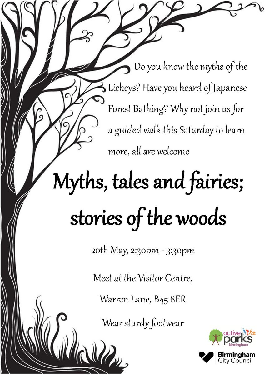 We are looking forward to celebrating #NationalWalkingMonth with <a href="/ActiveParksBirm/">Active Parks</a> this Saturday. Join us at 2:30pm for a guided walk