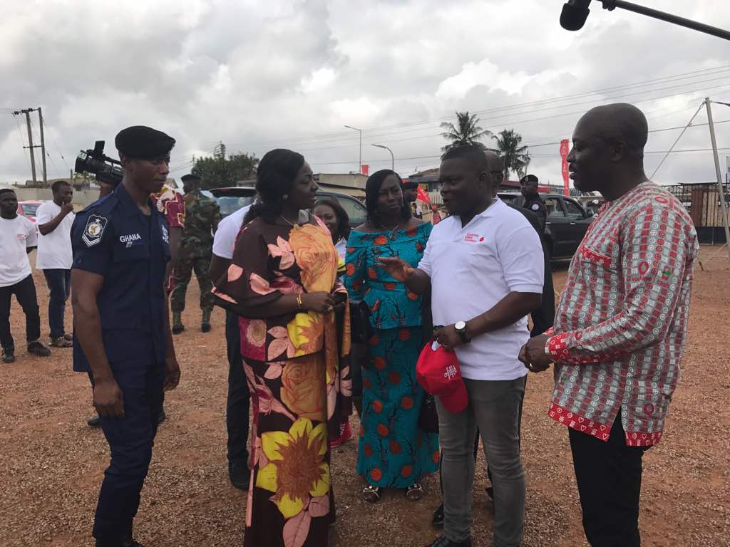 Lady Julia Osei Tutu at @VodafoneGhana Foundation Healthfest in Bantama today #health #helpothers #vodafonegh <a href="/YolandaCuba/">Yolanda Cuba🌍</a> <a href="/gayheart66/">Gayheart Mensah</a> 👍