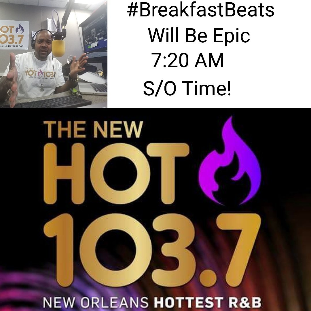 djbigabe's tweet photo. #BreakfastBeat #ShoutOuts #SoSmoothly @Hot1037NOLA  #DipSelfie #BreakfastBeats #BigAbeInTheMorning #BackOnBubble Holla at ya peeps! https://t.co/KmkOKJP4gt