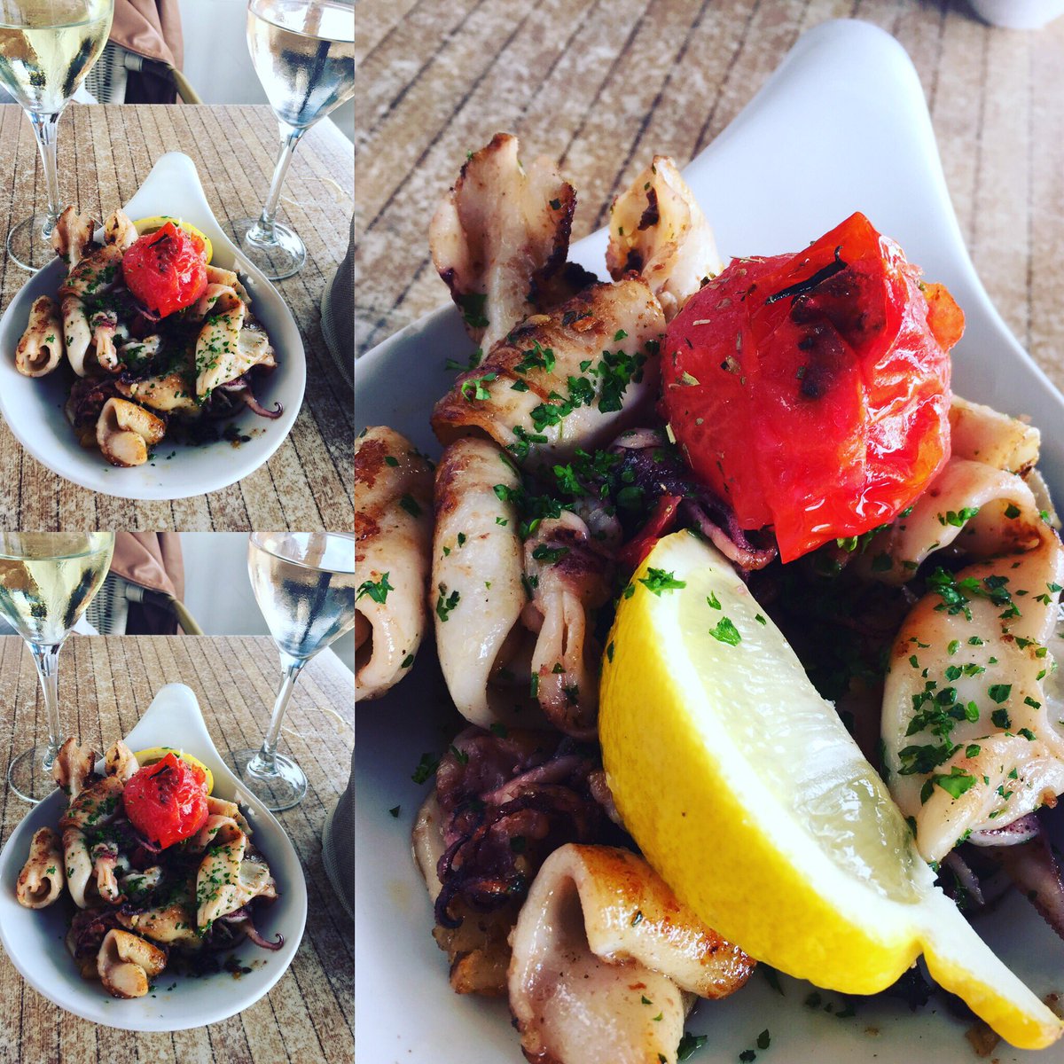 Cotebasquepeopl's tweet photo. Ce vendredi Midi à #bayonne cest poissons 🐠 ! À l'une des mes adresses préférées : bodega Chez Gilles, à retrouver dans #guideideal PB 🐙👨🍳🌶 https://t.co/NPdsRhq9g0
