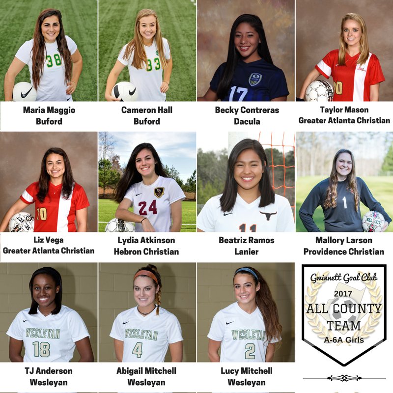 The 2017 A-6A All-County Team. 
<a href="/bufordathletics/">Buford Athletics</a> <a href="/DaculaBoysSocr/">DHS Men's Soccer</a> <a href="/GACSpartans/">GACSpartans</a> <a href="/hebronsoccer/">HCA Soccer</a> <a href="/SoccerLanier/">Lanier HS Soccer</a> <a href="/ProvidenceAcdmy/">Providence Christian</a> <a href="/WesleyanWolves/">Wesleyan Wolves</a>